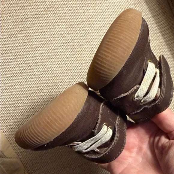 Livie & Luca Baby Shoes Brown Hook & Loop Fasten Cushioned Collar size 23/US7 - Picture 7 of 13